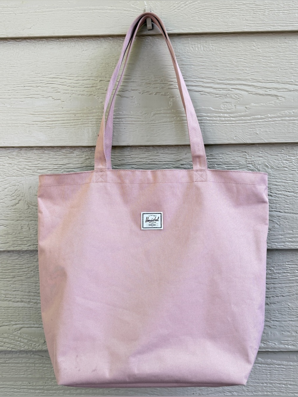 Herschel Supply Co. Mica Tote Zippered Shoulder Bag Carry All Travel Ash Rose